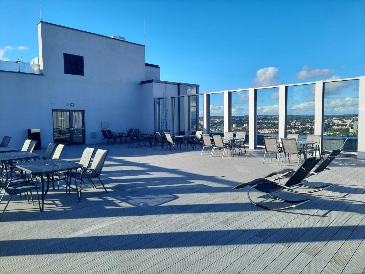 Hanza Tower Sunny Apartment Stettin Exterior foto
