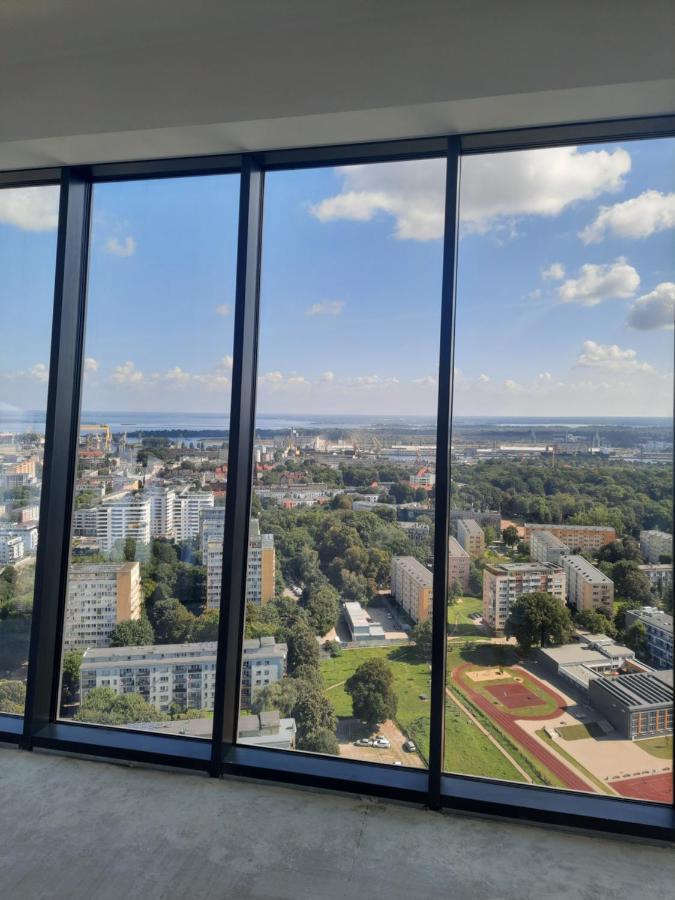 Hanza Tower Sunny Apartment Stettin Exterior foto