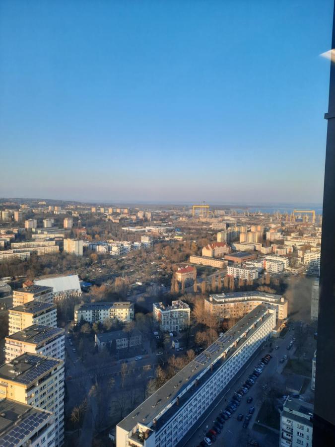Hanza Tower Sunny Apartment Stettin Exterior foto